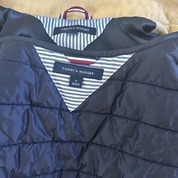 Tommy Hilfiger Other - Men’s New Size m Medium Tommy Hilfiger Beige Long Vest Coat Peacoat primaloft